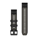Garmin QuickFit armbånd 22 mm silikon svart/grå