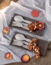 10 stk  70 talls Retro Dekorasjoner i Treverk 70 Tallet 70s Party