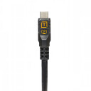 Tetherpro USB-C til USB-C 9,4m Hi-vis Svart Right Angle