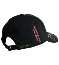 Mini Rodini Snack Attack Emb Cap   Black   52/54