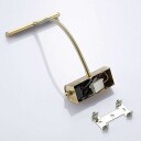 Lindby Rakel LED-bildelampe, fleksibel arm, matt messing