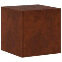vidaXL Planteholder Rusten 40 x 40 x 40 cm Cortenstål