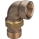1" albuekobling muffe/nippel Gunmetall Silikon Bronse