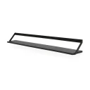 Ethnicraft Ribbon hylle 140x20 cm sort eik/svart metall