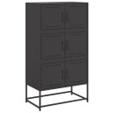 Skjenk svart 68,5x38,5x123,5 cm stål 8721102633713