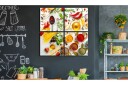 Bilde Spices Of The World 4 Parts 60x60   Artgeist sp. z o. o.