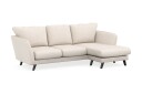 Trend Lyx 3 seters Høyrevendt L formet Sjeselongsofa i Stoff   Beige