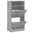  Skoskap betonggrå 60x34x116 cm konstruert tre 8721012382541