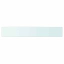 vidaXL Hyllepanel klart glass 90x15 cm