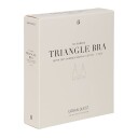 Urban Quest 2-pack Bamboo Triangle BH Farge: Hvit Størrelse: M Kvinner
