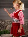 MIMMIS danseskjørt dyp rød