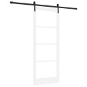 vidaXL glidedør med beslag "ORKDAL"Hvit 83x211 cm