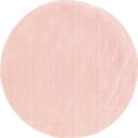 Rundt teppe   Recycled PET with viscose look rosa Størrelse: Ø 80 cm