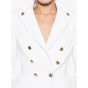 Elisabetta Franchi Dame Jakker Hvit M,