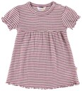 Joha Kjole Ull/Silke Rib Lyng/Stripete Joha 110 Kjole Hvit Lilla