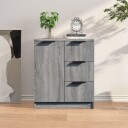 vidaXL Skjenk grå sonoma 60x30x70 cm konstruert tre