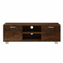 vidaXL TV-benk røkt eik 120x40,5x35 cm konstruert tre