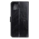 iPhone 12/12 Pro Lommebok-deksel med Magnetisk Lukning Svart