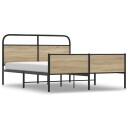  Sengeramme i metall uten madrass røkt eik 180x200 cm 8721158549471