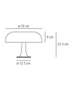 Artemide Nessino Bordlampe, Oransje