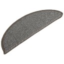 vidaXL Trappetrinnstepper 15 stk grå 56x17x3 cm