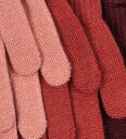 Konges Sløjd Hansker - Strikk - 3-pack - Filla - Rose Mix - Konges Sløjd - 5-8 år (110-128) - Handsker Bordeaux Rosa Rød