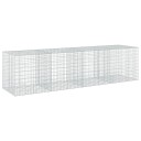 vidaXL Gabion med 3,5 mm tråd og 5x10 cm mesh 400x100x100 cm