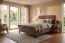 Dream komplett sengesett 120x200 cm glatt - Brun