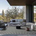 Innendørs/Utendørs tepper   Otto svart Størrelse: 80 x 300 cm