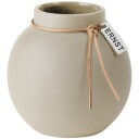 Rund Vase steingods 10 cm - Natur