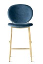 Calligaris Inès stol messing / blå