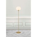 Nordlux Alton gulvlampe - Messing/Opal hvit