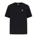 Maison Kitsune Fox Head Comfort Tee Shirt   Black   XL