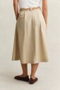 GANT Lightweight Pleated Chino Skirt   Beige   44