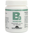 Natur Drogeriet Natur-drogeriet B3 Niacin Nikotinsyre 9 Mg 100 Tabletter