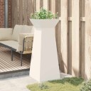  Planteholder Hvit Metall 40 x 40 x 101 cm Dekorative innlegg