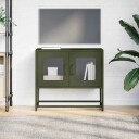  TV-skap Olivengrønn 68x39x60,5 cm Kaldvalset stål 8721158371706