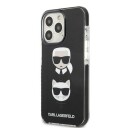 Karl Lagerfeld iPhone 13 Pro Max Hardt Deksel Karl&Choupette 6,7" Svart