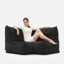 Link Corner Modulsofa Black Sapphire
