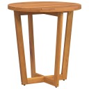vidaXL Hagebord rundt Ø70x75 cm heltre akasie