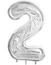 "2" Nummerramme til Ballonger 93x124 cm