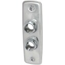 Vatette 8550615 Veggskive 2-hulls, 15 mm