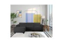 Reclinersofa med hjørne Loft24 Hjørnesofa Loft24 Carpari med manuell recliner Grå1 Venstrevendt Belfast stoff  