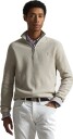 Ralph Lauren Sweater half zip XS beige herre