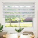  Sebragardin hvit 160x150 cm stoff bredde 155,9 polyester