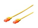 Digitus Professional koblingskabel - 50 cm - gul