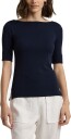 Ralph Lauren Stretch cotton boatneck tee XXL blå dame