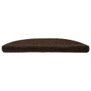vidaXL Selvklebende trappematter 15 stk brun 56x17x3 cm nålestempel