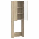 vidaXL Toalett skap ZWOLLE Sonoma eik 66 x 25,5 x 190 cm