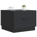  Kaffebord med skuff Svart 49 x 50 x 37 cm Konstruert tre